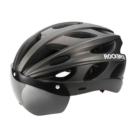 Velosipēda ķivere ar aizsargbrillēm Rockbros TT-16
