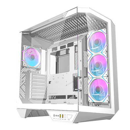 Darkflash DY470 datora korpuss + 4 ventilatori + grafikas kartes kronšteins