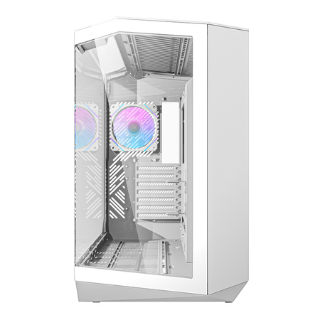 Darkflash DY470 datora korpuss + 4 ventilatori + grafikas kartes kronšteins