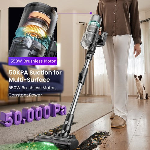 Proscenic P16 bezvadu putekļsūcējs 550 W / 50 kPa / 55 min