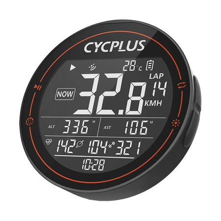 Cycplus M2 velosipēda dators — saderīgs ar Strava, Trainingpeaks u.c.