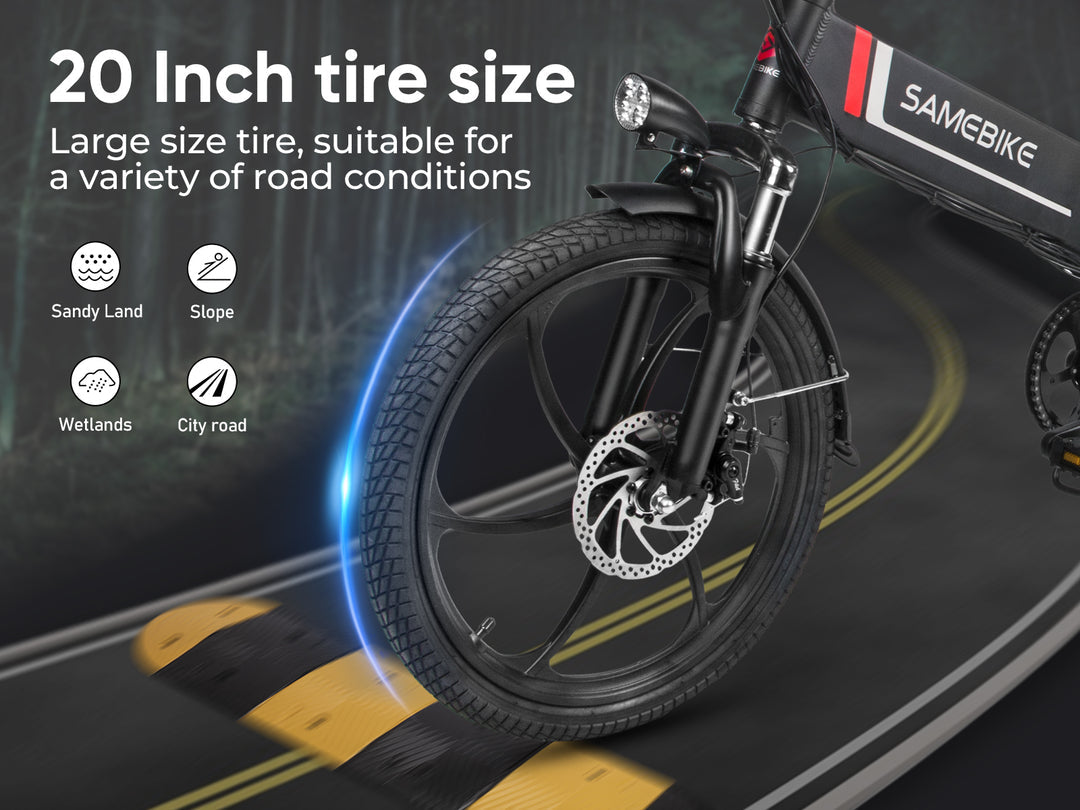 Samebike 20LVXD30 saliekams elektriskais velosipēds