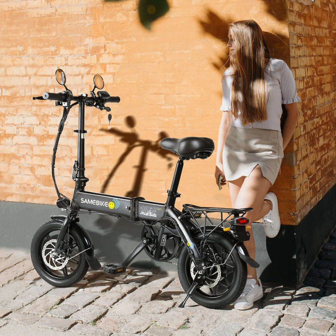 Samebike YINYU14 pārnēsājams elektriskais velosipēds