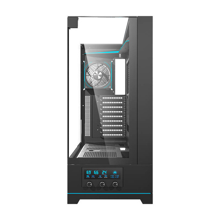 Darkflash DY450L PRO datora korpuss + 1 ventilators