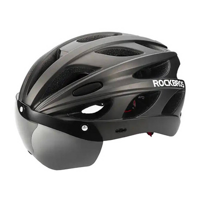 Velosipēda ķivere ar aizsargbrillēm Rockbros TT-16