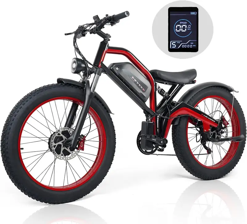 E·Bycco EB9 elektriskā velosipēda 2000W motors 52V 23AH