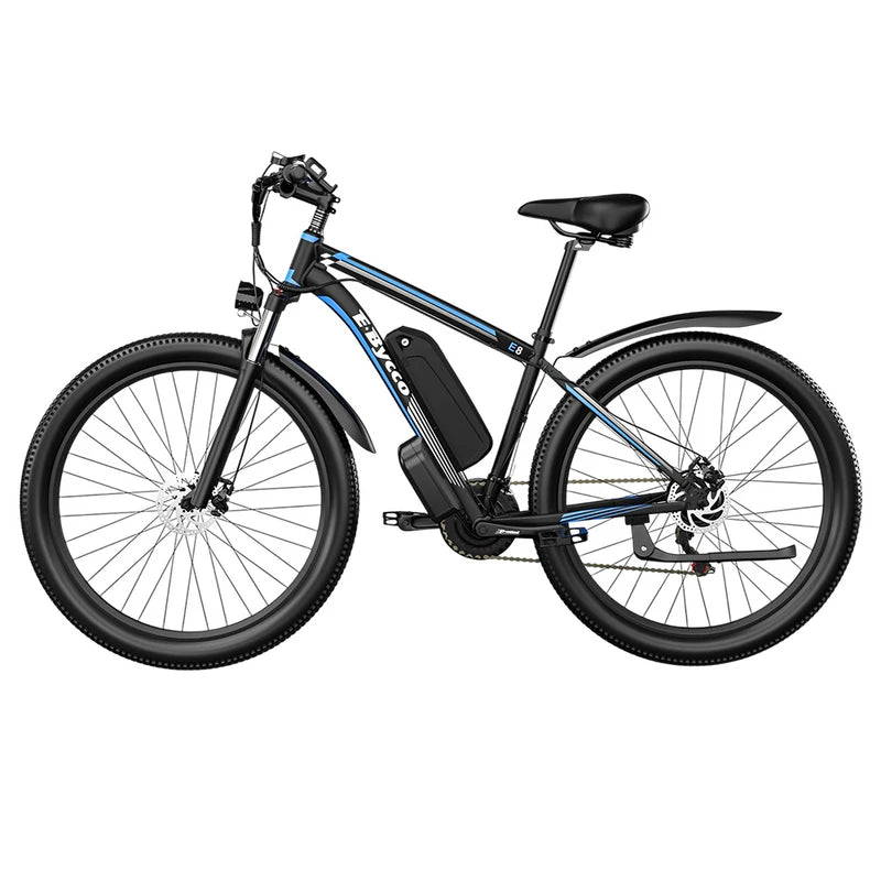 E·Bycco E8 elektriskais velosipēds, 750 W motors 48 V 17,5 Ah