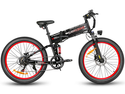 SAMEBIKE LO26 Plus 1000W jaudīgs saliekams elektriskais velosipēds 