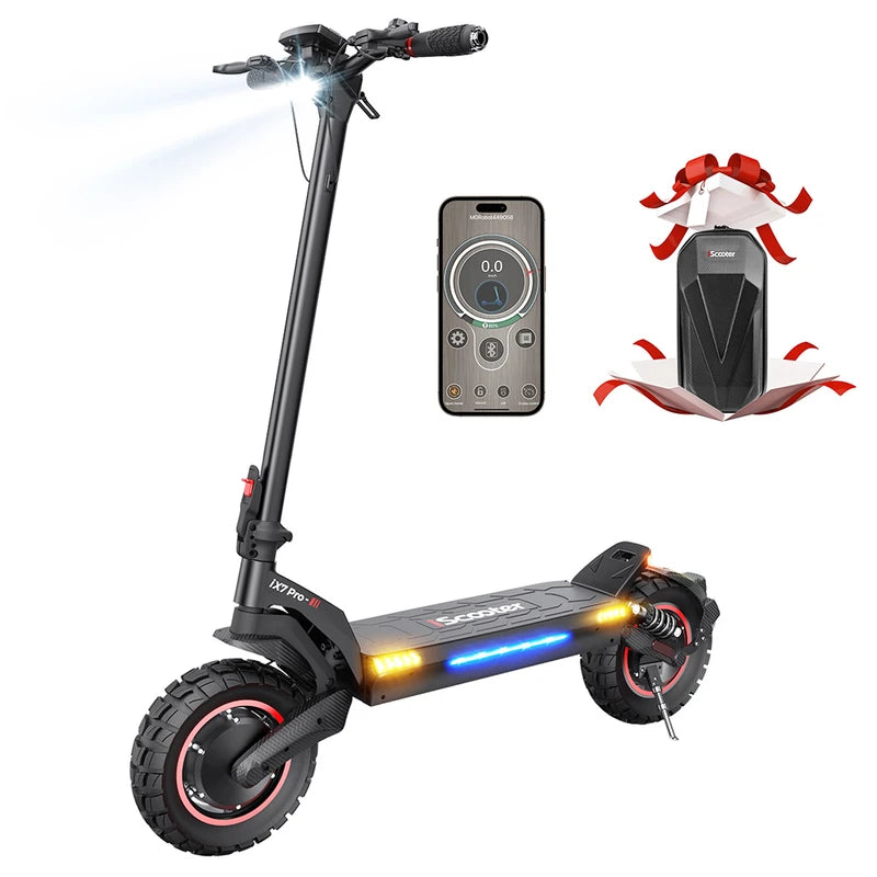 Elektrinis paspirtukas iscooter ix7 pro - smarton.lt