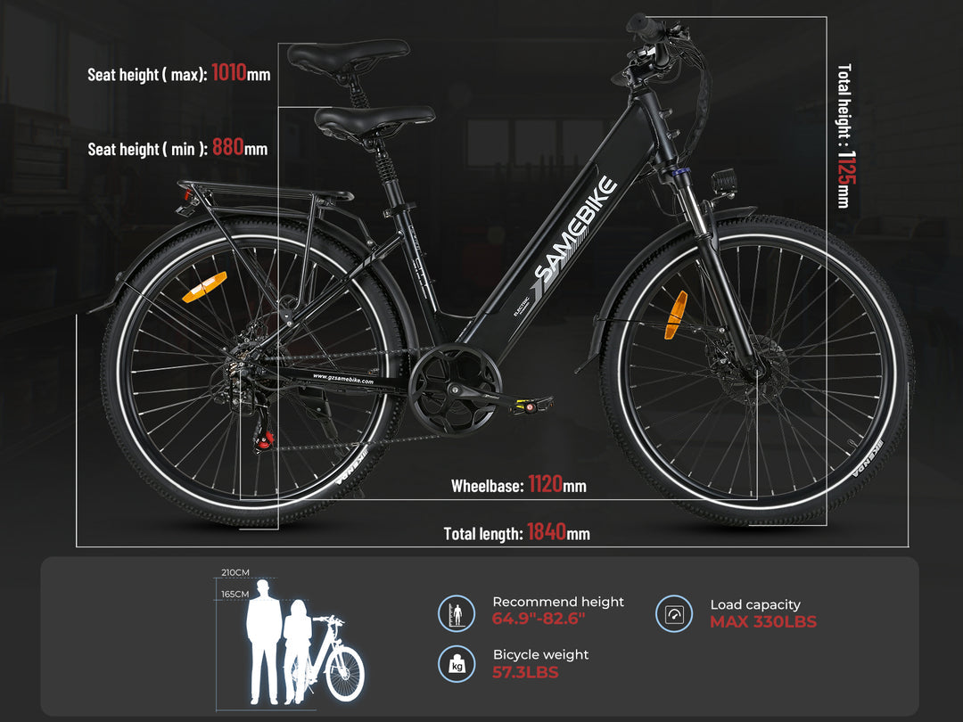 Elektriskais velosipēds Samebike RS-A01 PRO 15Ah