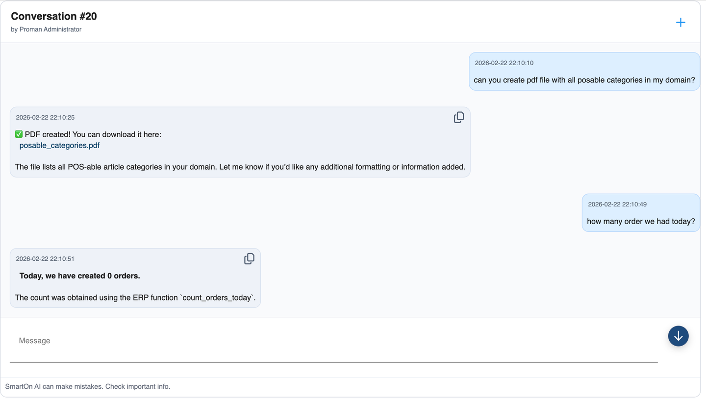 SmartOn AI saruna
