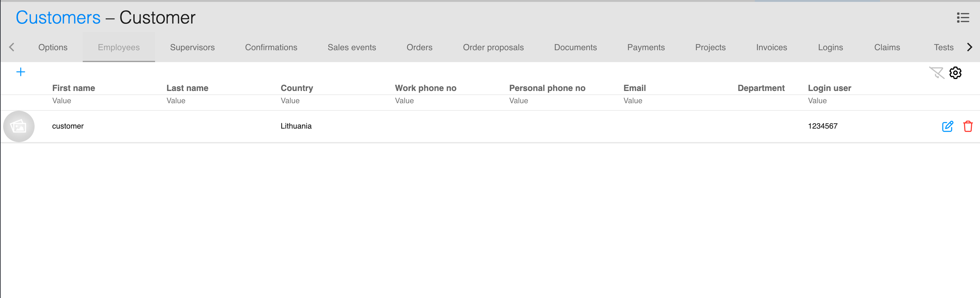 SmartOn CRM · Contacts